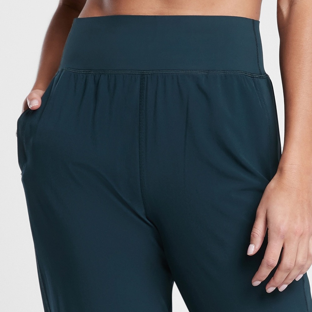 Athleta Teal Run With It Joggers - Picture 2 of 7